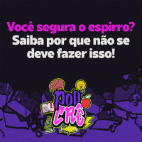 E8: Você segura o espirro? Saiba por que não se deve fazer isso!