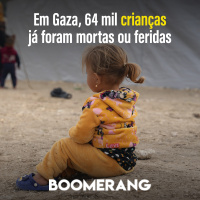 T15E18: Em Gaza, 64 mil crianças já foram mortas ou feridas