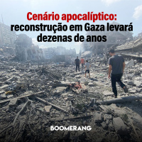 T14E1 - Cenário apocalíptico: reconstrução em Gaza levará dezenas de anos